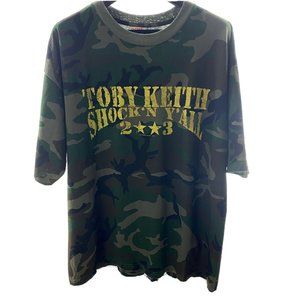 T-shirt TOBY KEITH 2XL Camo Shock Yall T-shirt